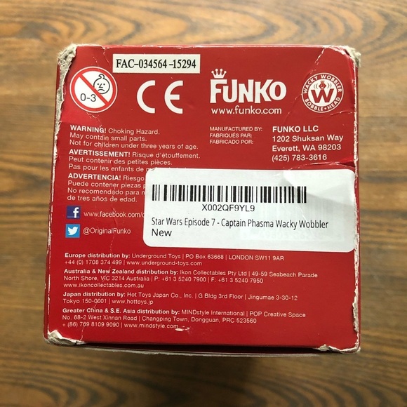 Star Wars captain Phasma - Vinyl bobble head NIB - Picture 6 of 6